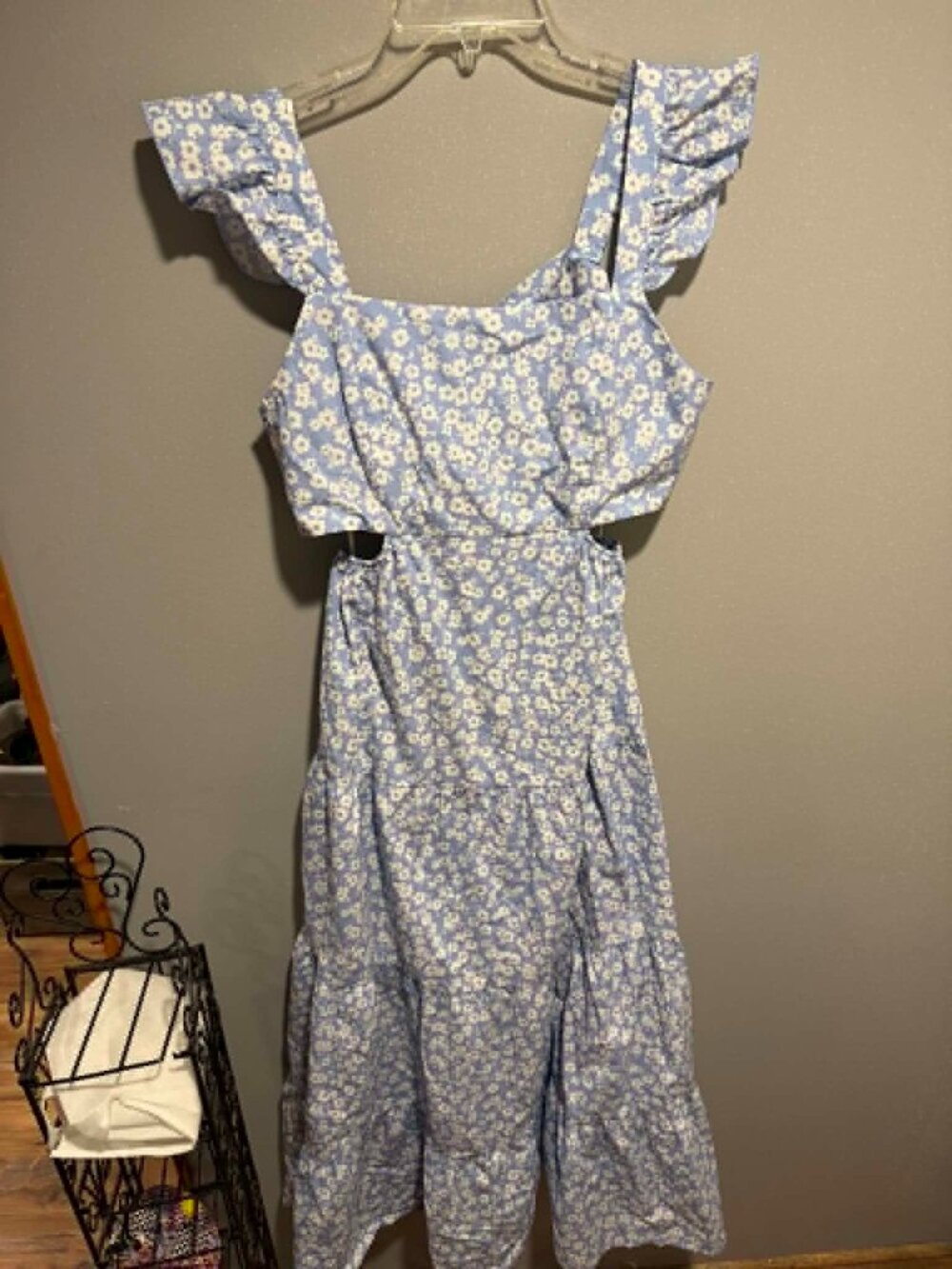 Dee Elly Floral Maxi Dress Large